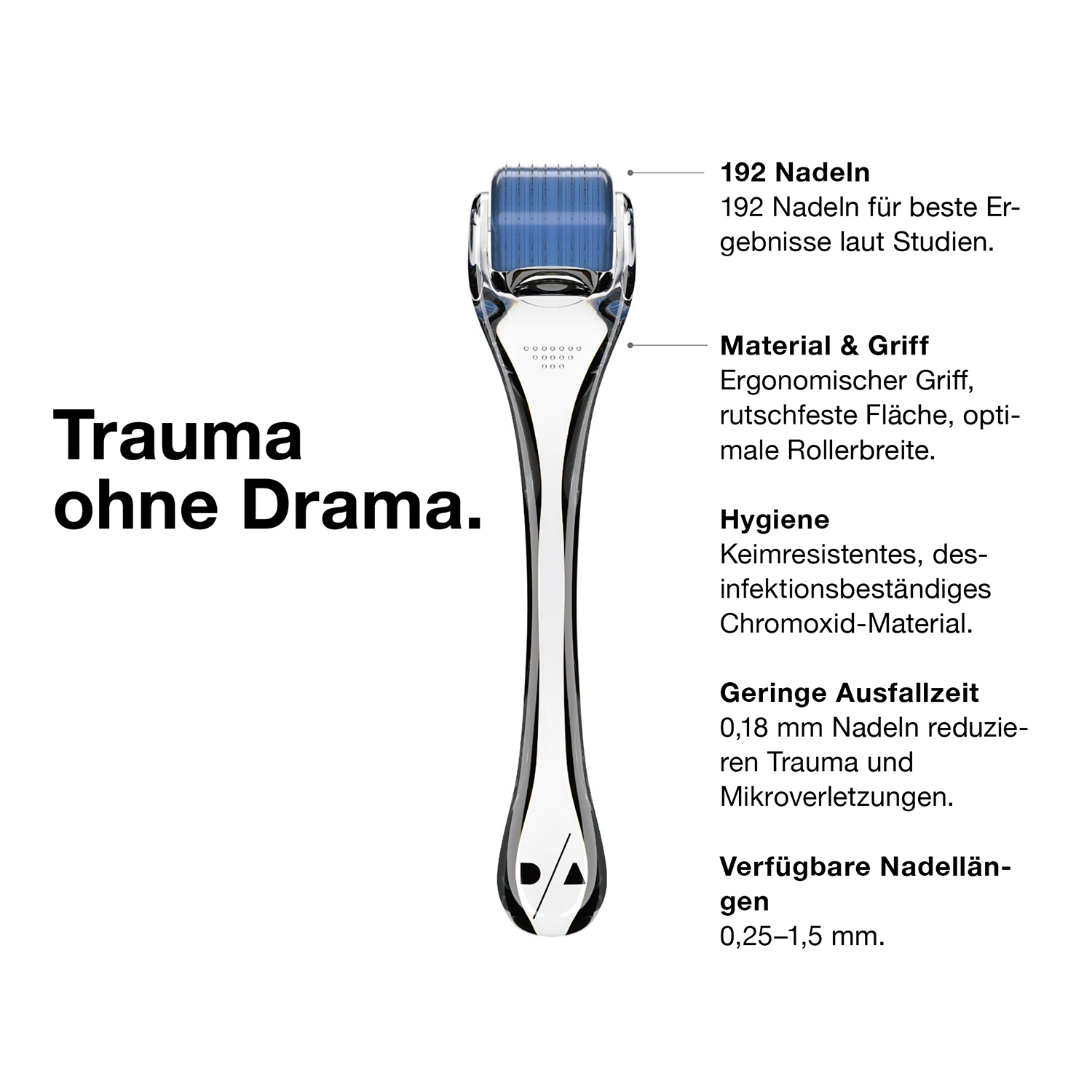 D/A Dermaroller 0,75 mm | 1 Stück