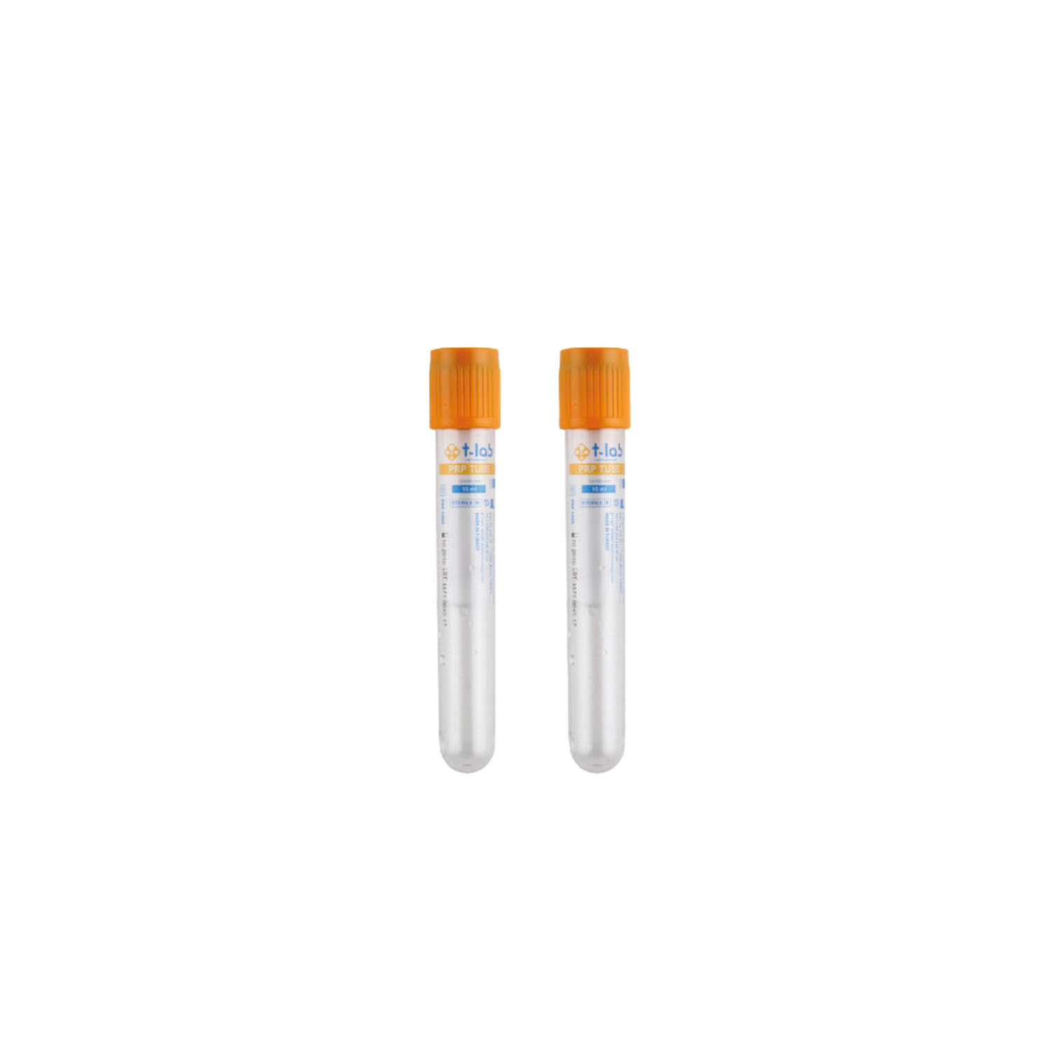 T-Lab PRP Tubes mit Antikoagulanz (2 Stück)